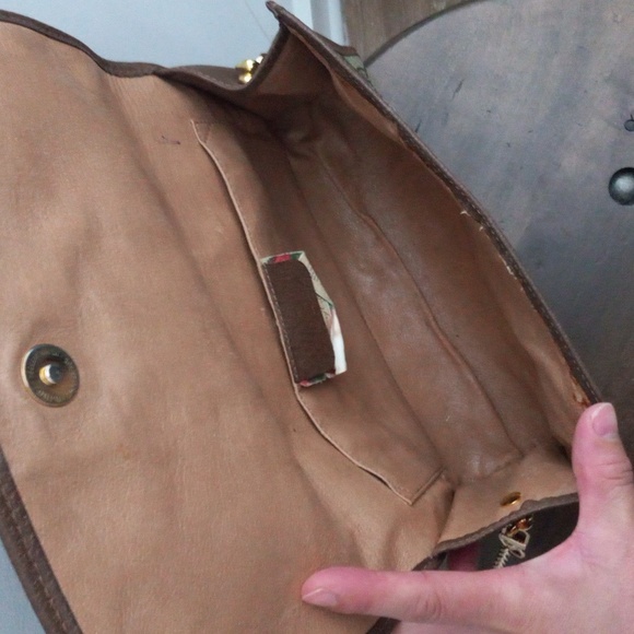 Authentic Vintage Gucci GG Monogram Supreme Sherry Web Ophidia Clutch Crossbody - Picture 9 of 12